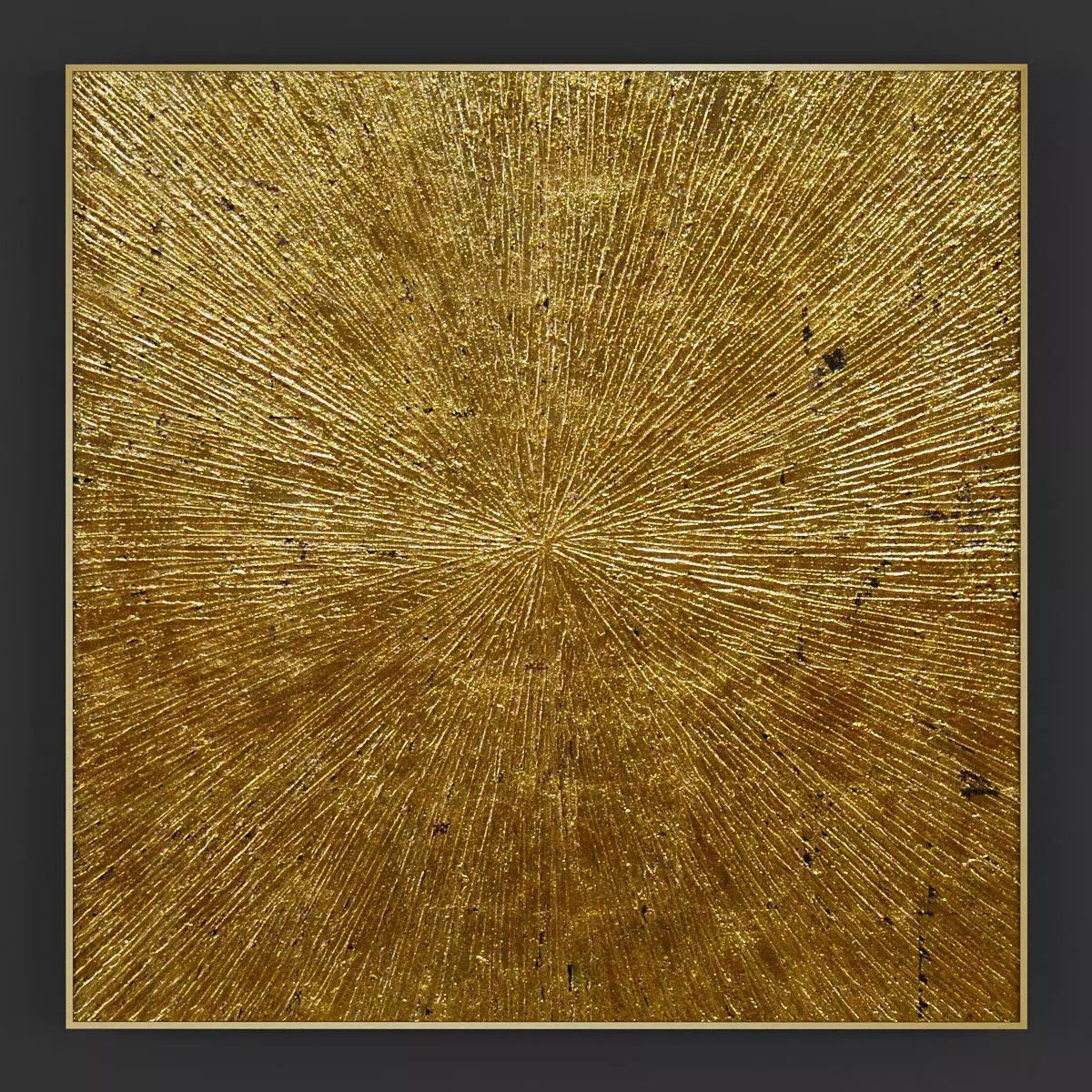 Pictures103 gold sunburst Low-poly 3D model_0