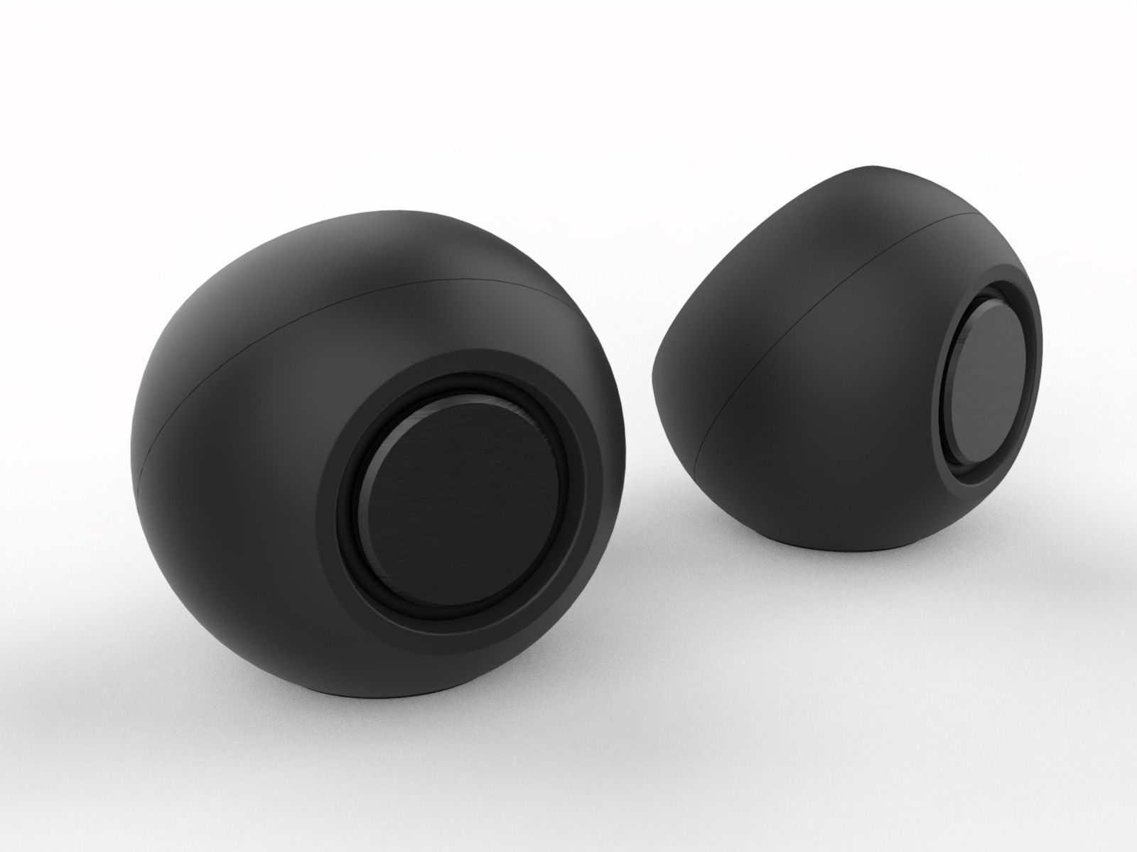 Creative Pebble Desktop PC Speakers 3D model_1