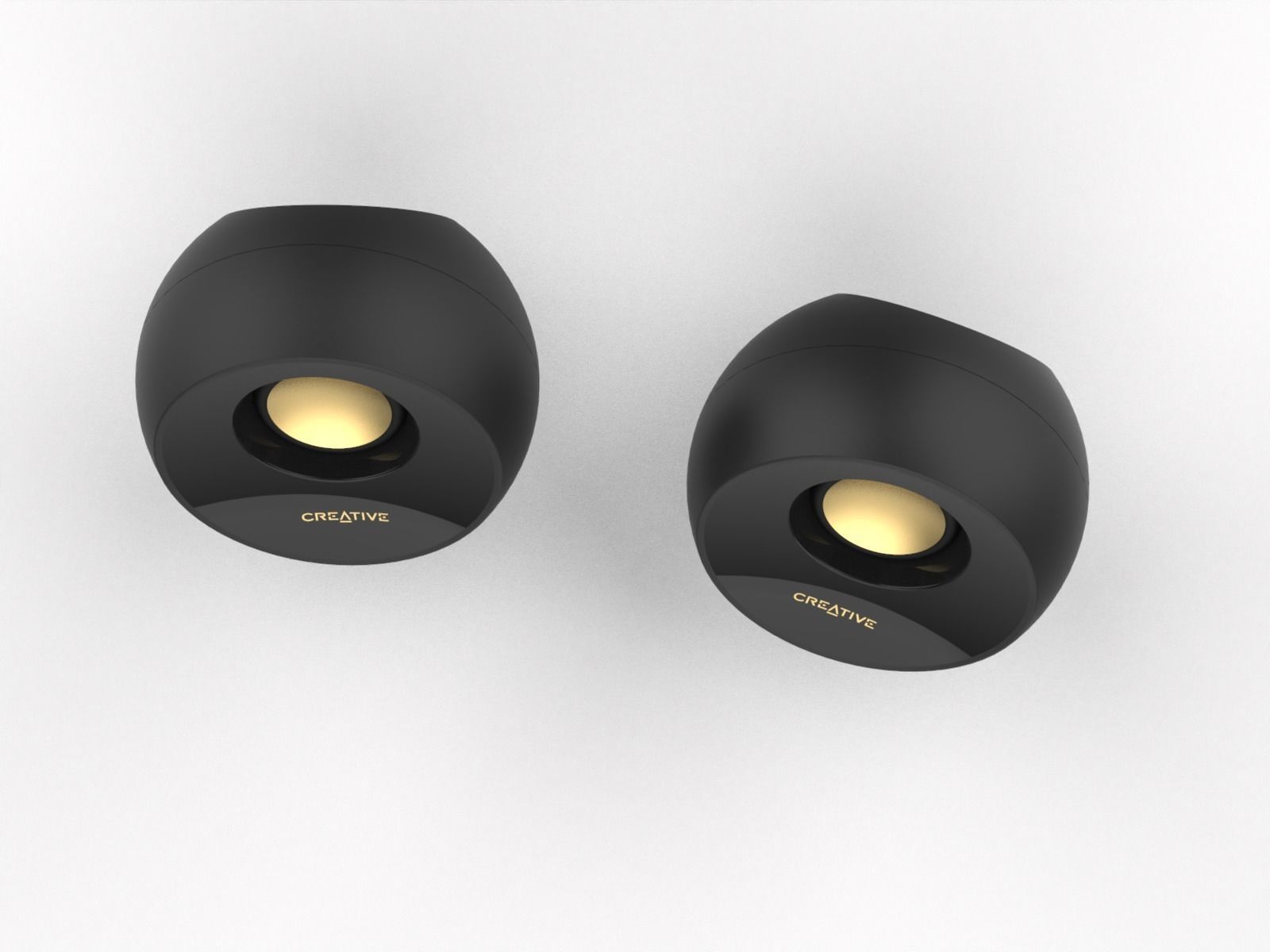Creative Pebble Desktop PC Speakers 3D model_3
