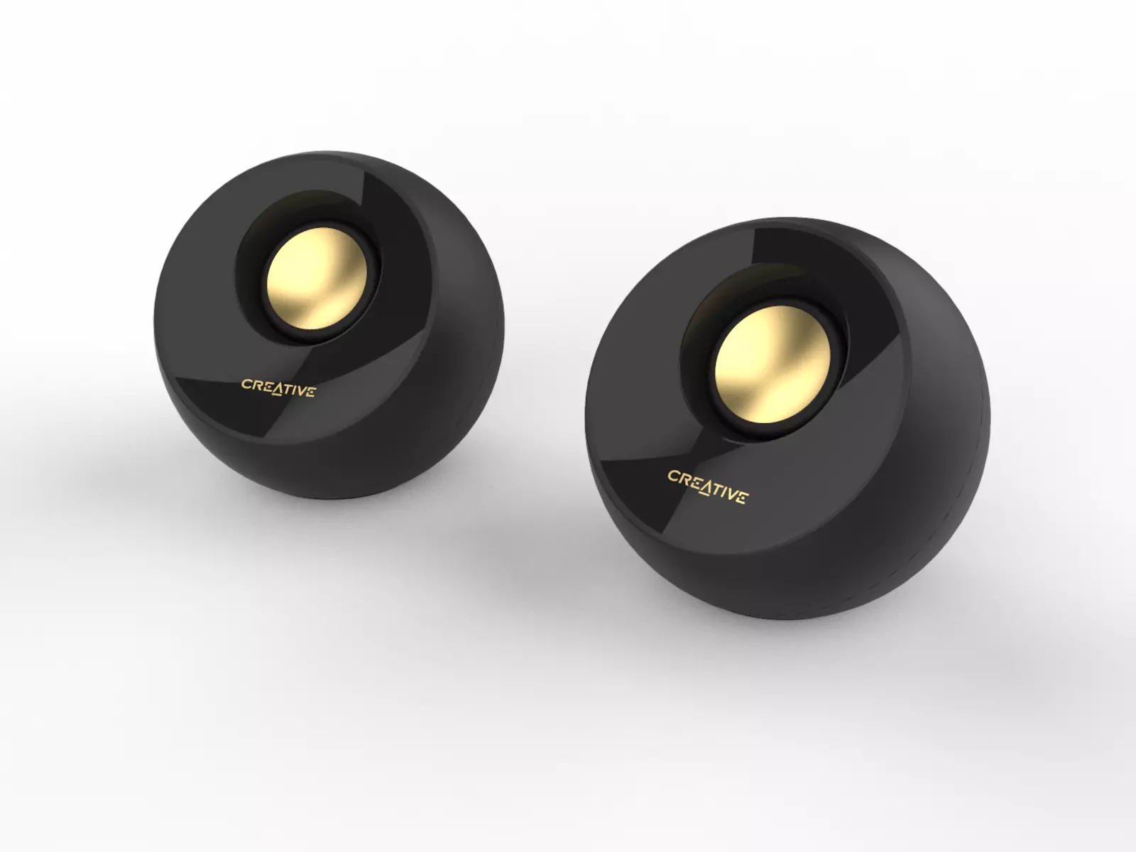 Creative Pebble Desktop PC Speakers 3D model_0