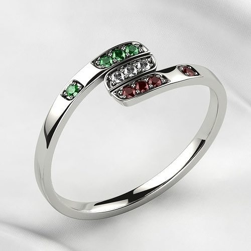 Italy Fashion Gold Ring 3D print model