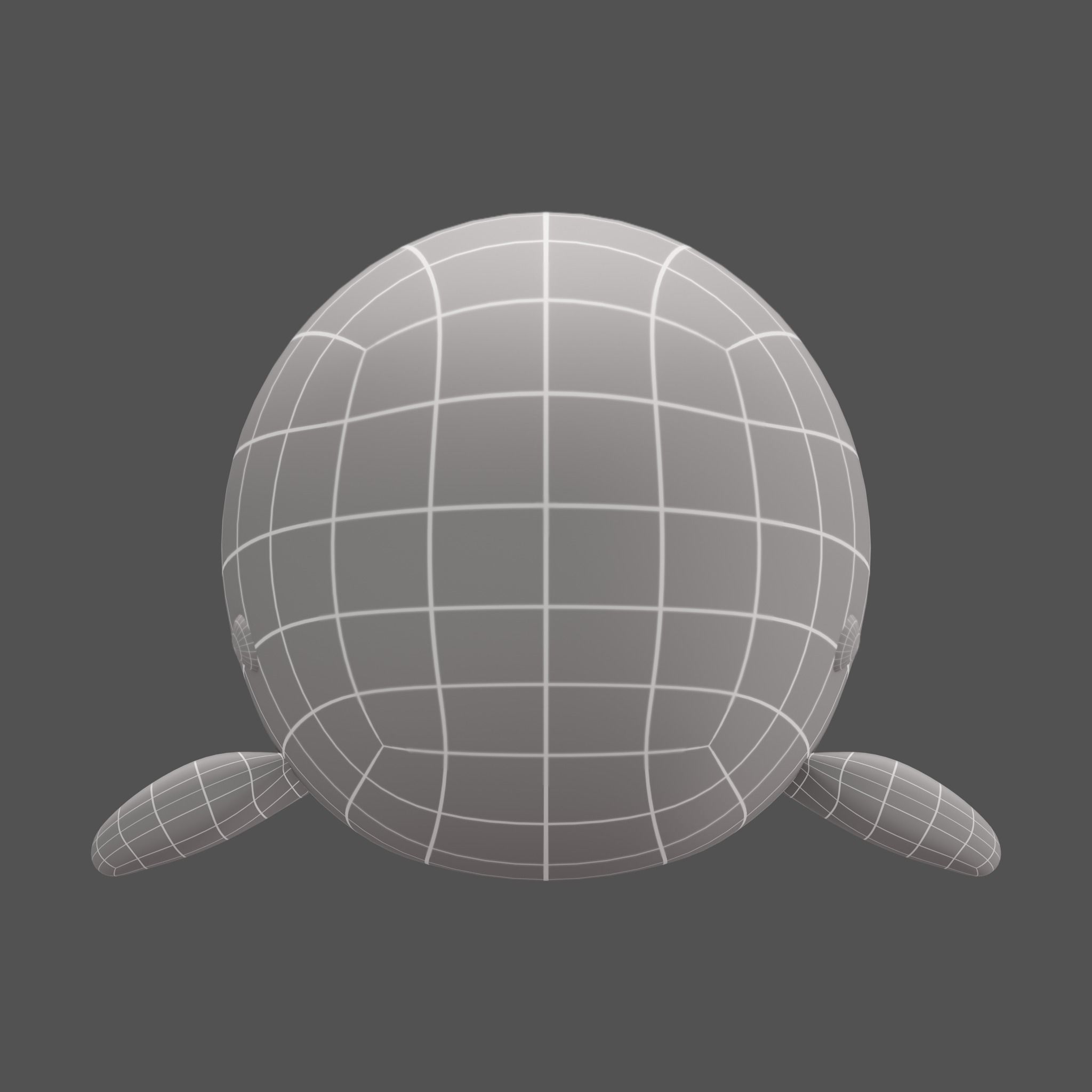 Plush Whale 3D model_11