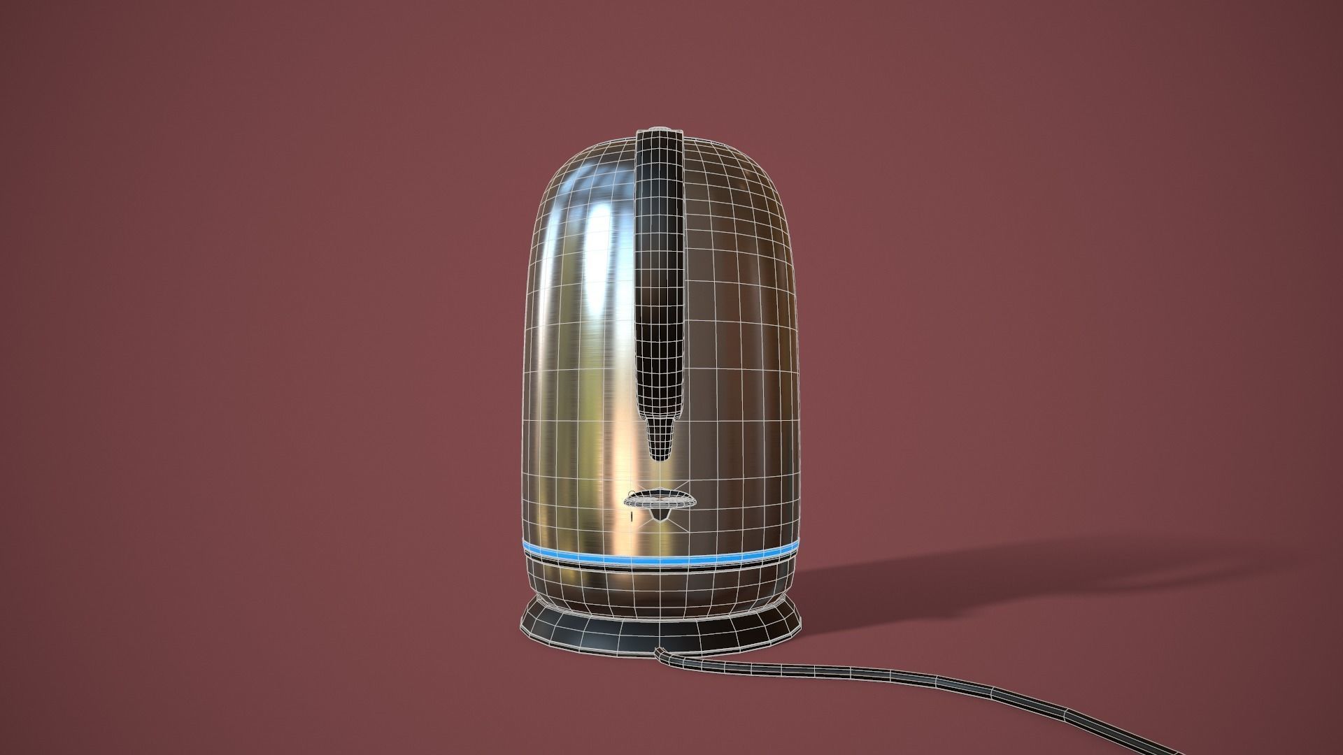 Russell Hobbs Kettle Low-poly 3D model_12