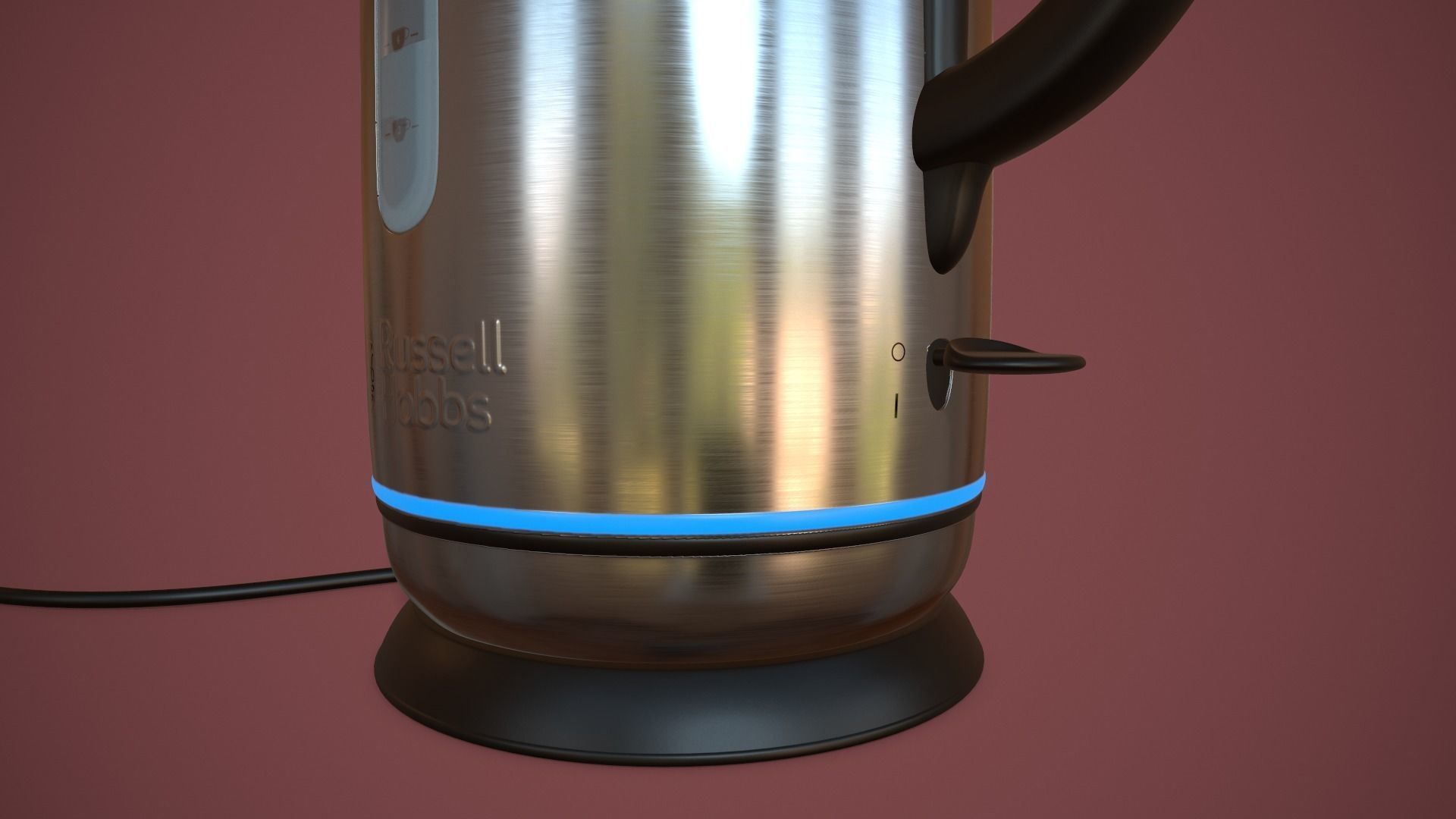 Russell Hobbs Kettle Low-poly 3D model_6