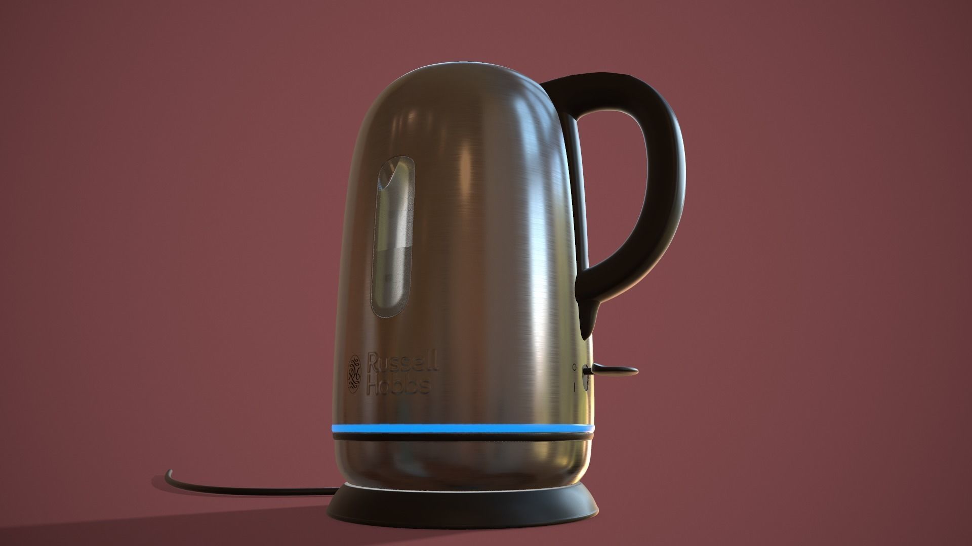 Russell Hobbs Kettle Low-poly 3D model_5
