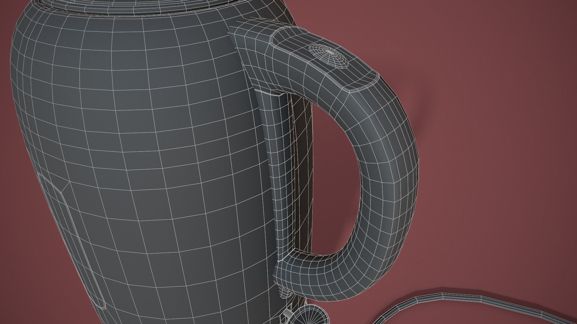 Russell Hobbs Kettle Low-poly 3D model_20