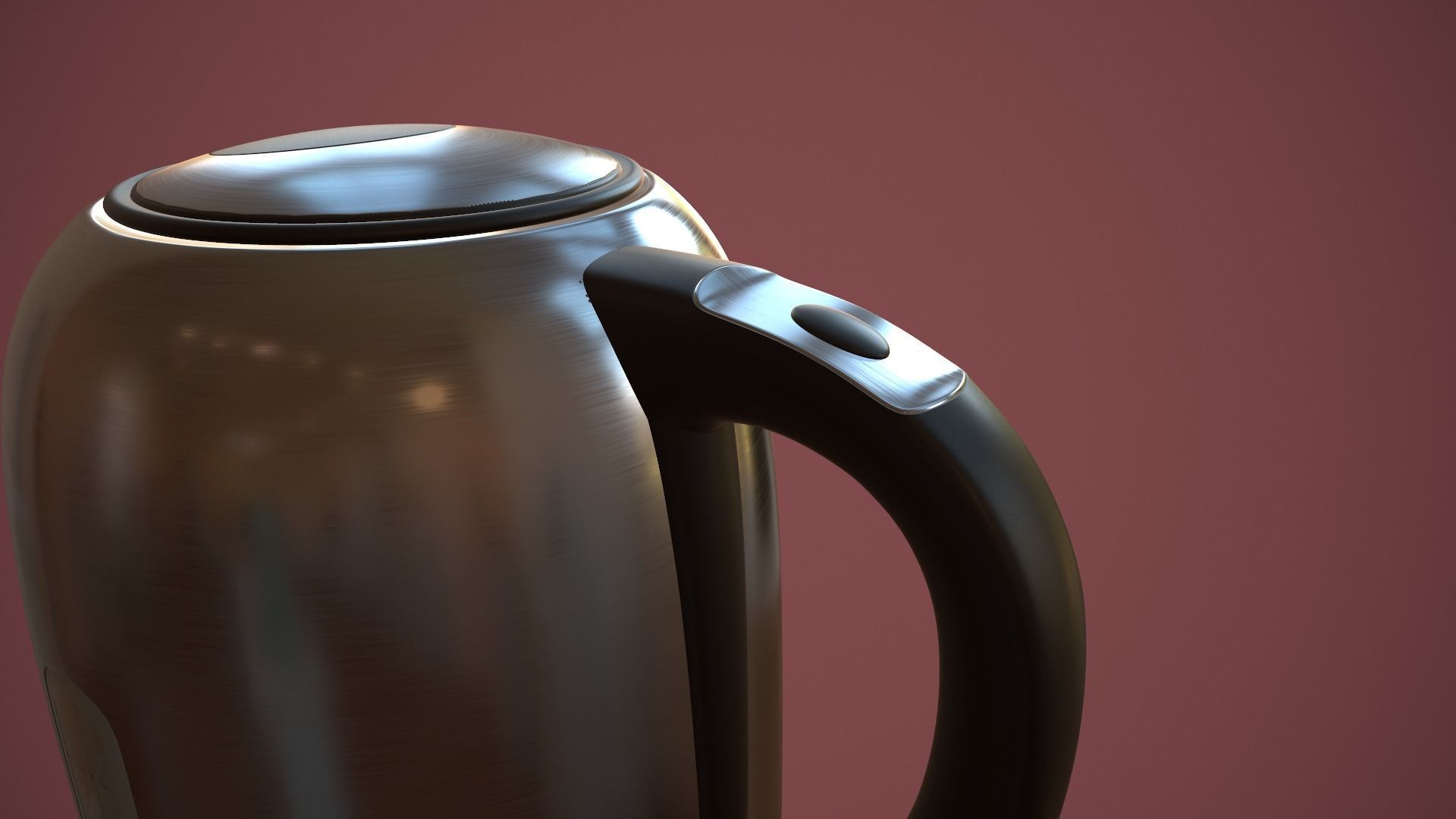Russell Hobbs Kettle Low-poly 3D model_7