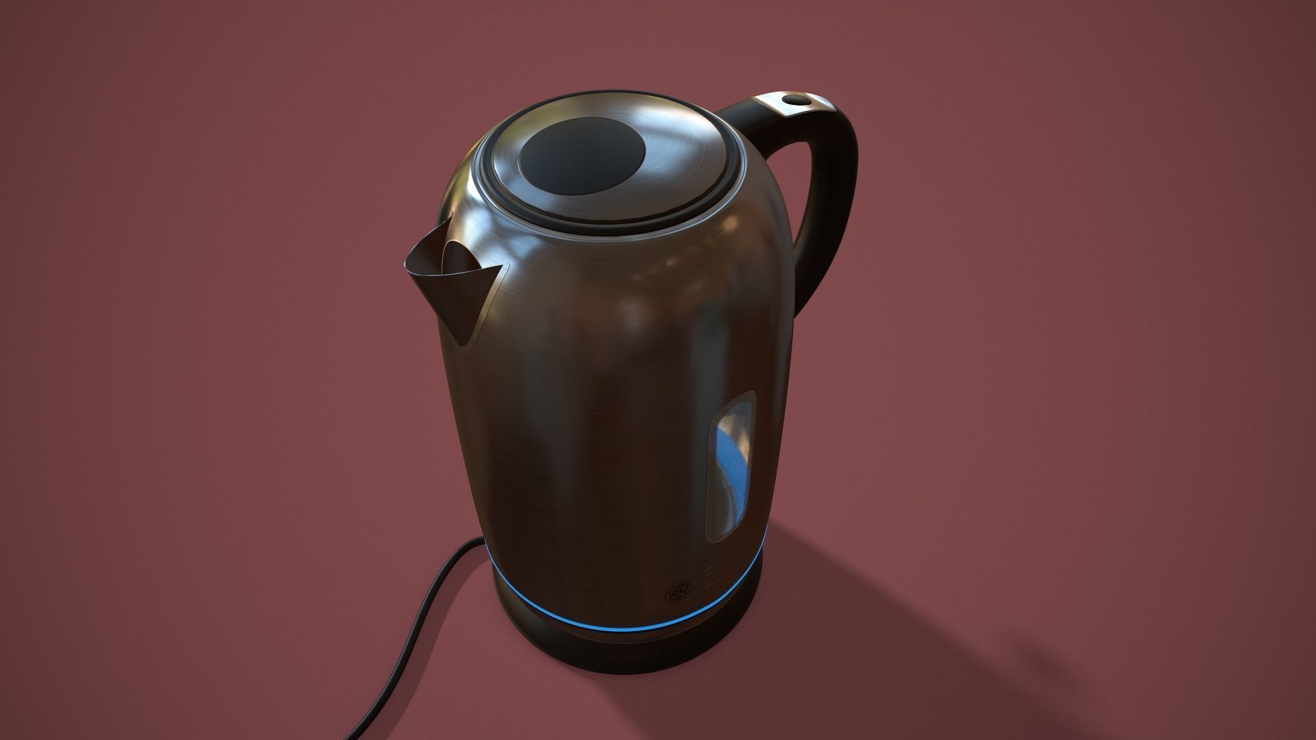 Russell Hobbs Kettle Low-poly 3D model_3