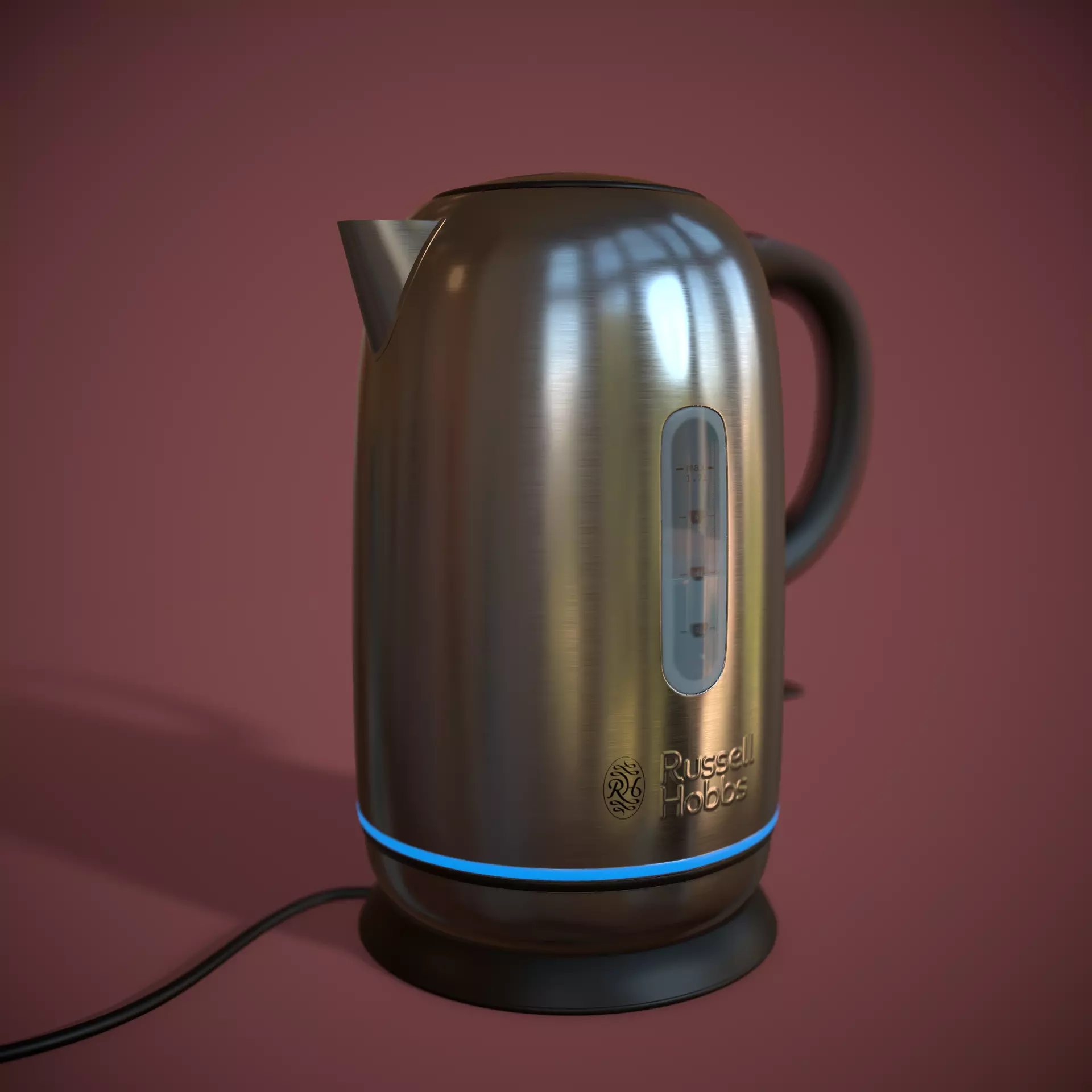 Russell Hobbs Kettle Low-poly 3D model_0