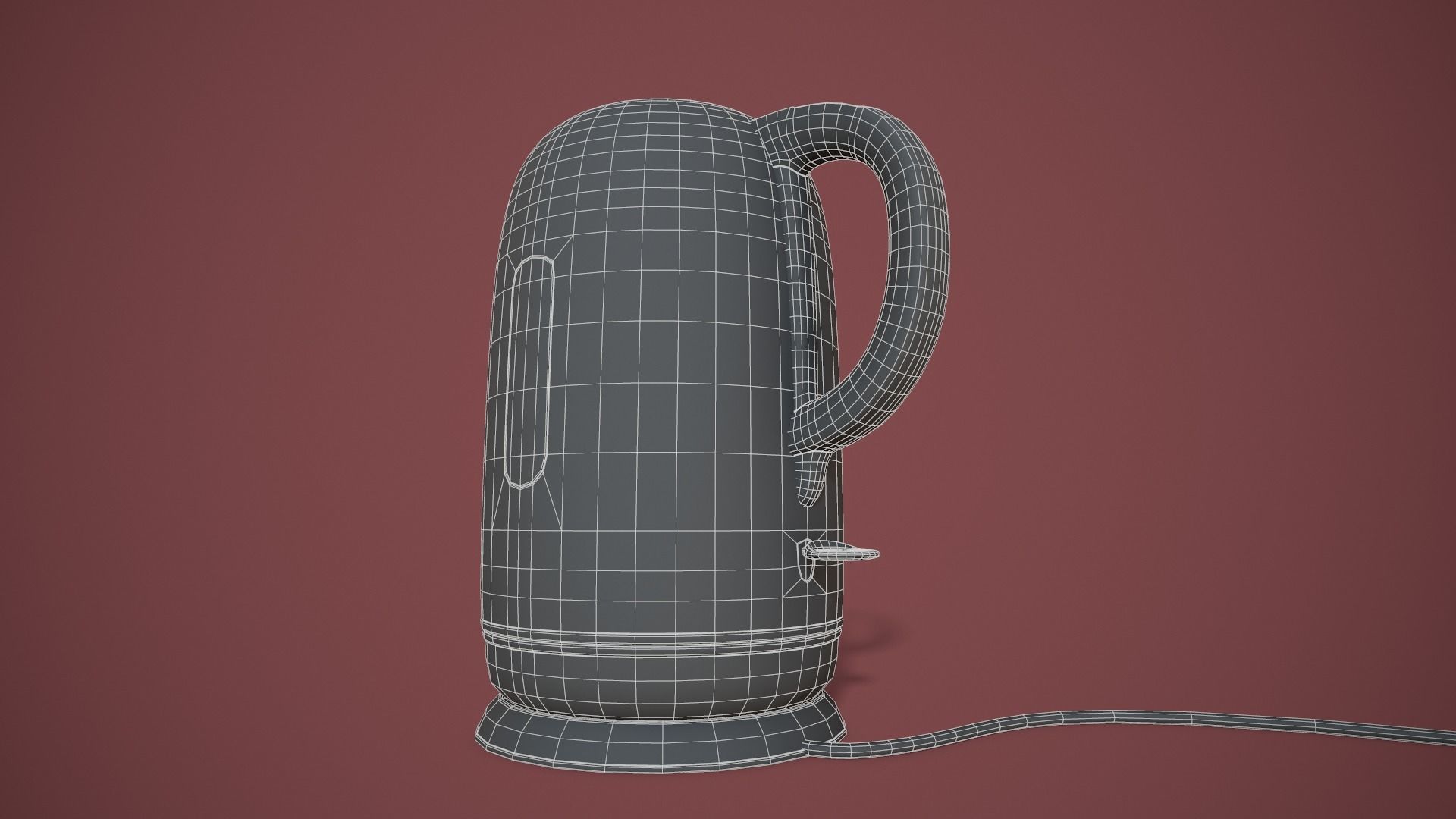 Russell Hobbs Kettle Low-poly 3D model_16
