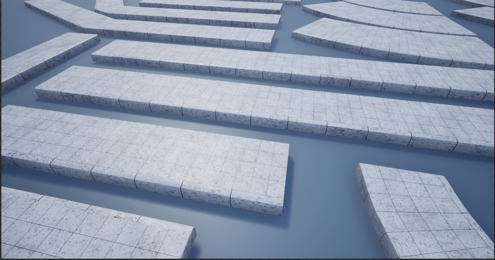 Lowpoly Modular PBR Pavements 2 Low-poly 3D model_15
