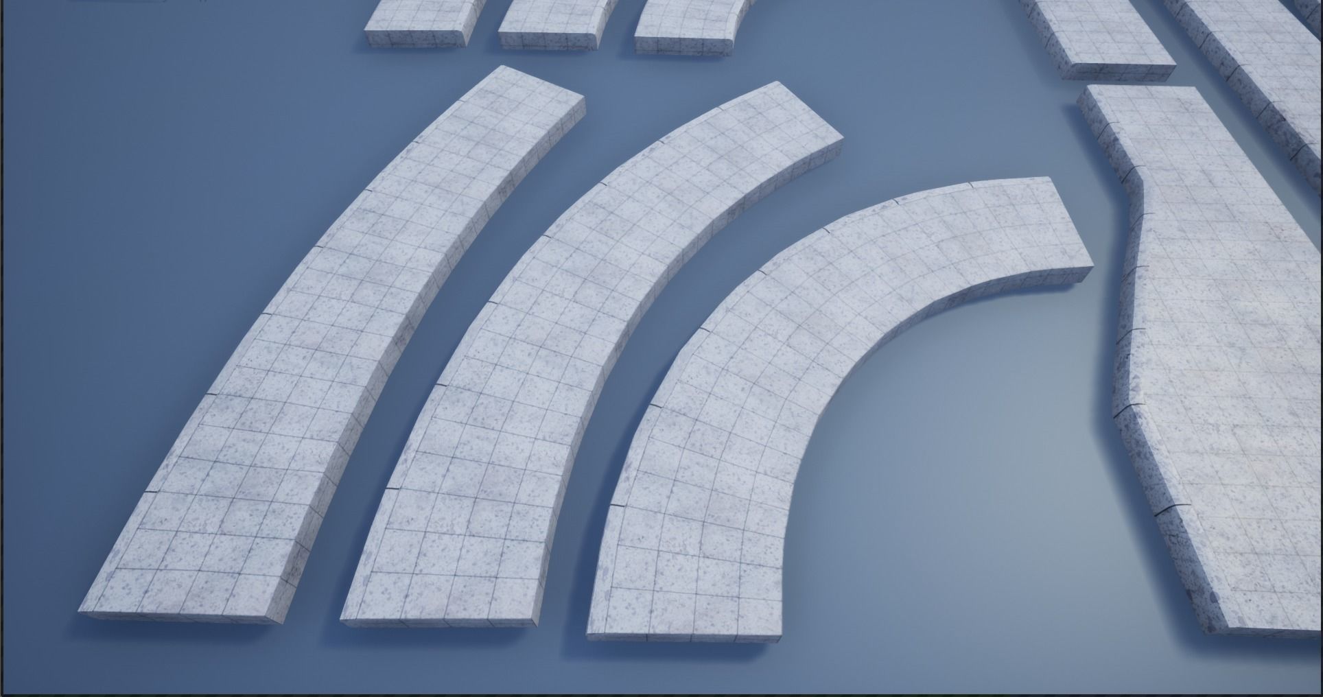 Lowpoly Modular PBR Pavements 2 Low-poly 3D model_19