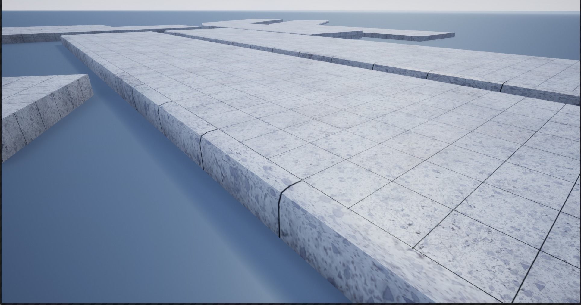 Lowpoly Modular PBR Pavements 2 Low-poly 3D model_7