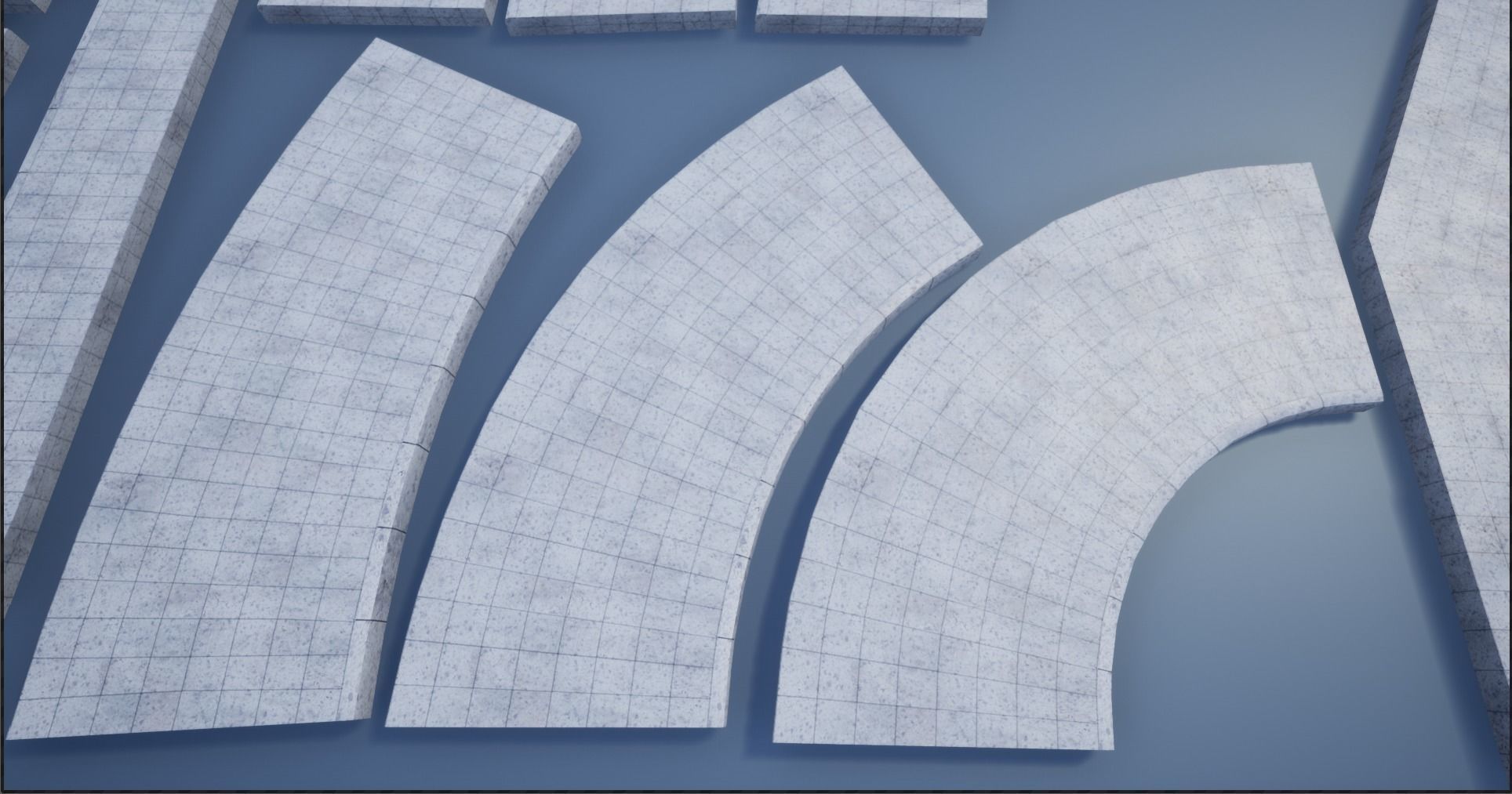 Lowpoly Modular PBR Pavements 2 Low-poly 3D model_17