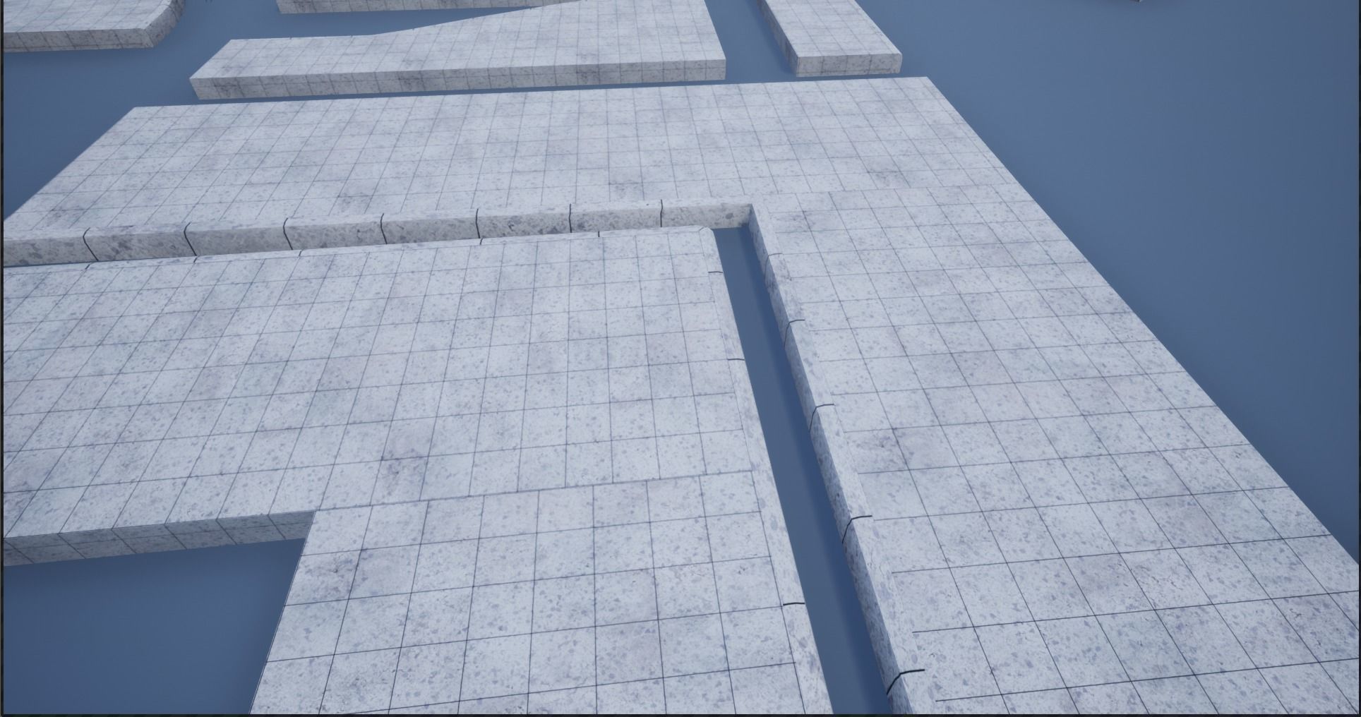 Lowpoly Modular PBR Pavements 2 Low-poly 3D model_10