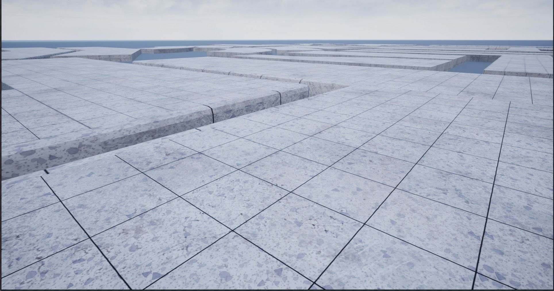 Lowpoly Modular PBR Pavements 2 Low-poly 3D model_11