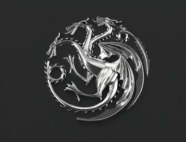 Targaryen House  Game of Thrones  3d print ready GoT  3D print model