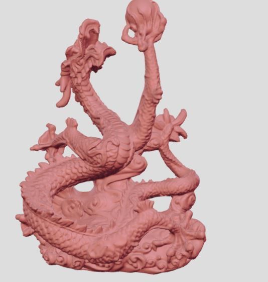 giant dragon 3D print model_2