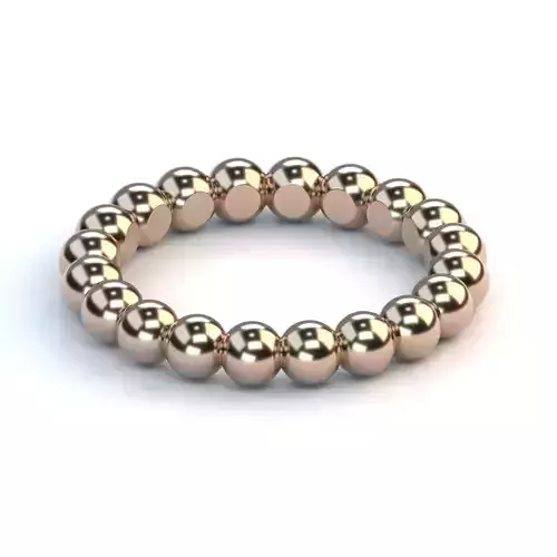 Beads ball ring