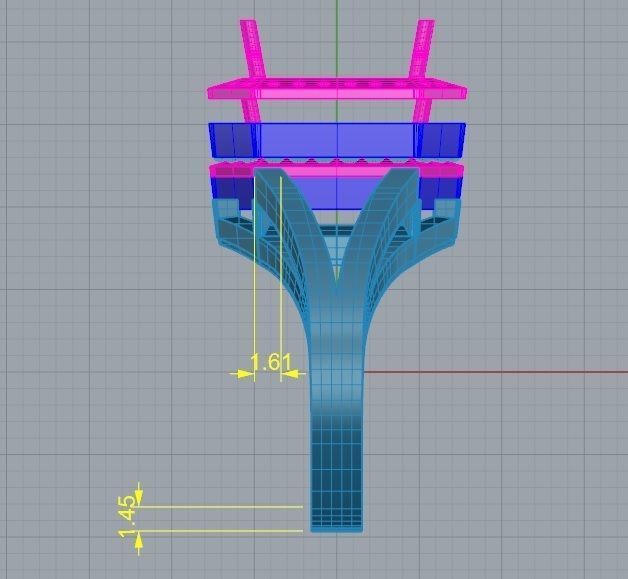 emerald cut ring with diamonds 3D print model_6