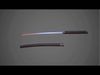 Ninja sword Free low-poly 3D model_1