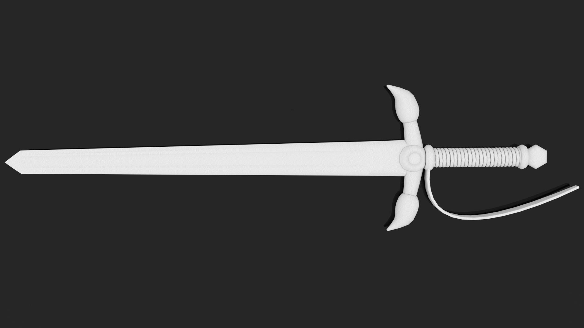 Sword Free low-poly 3D model_1