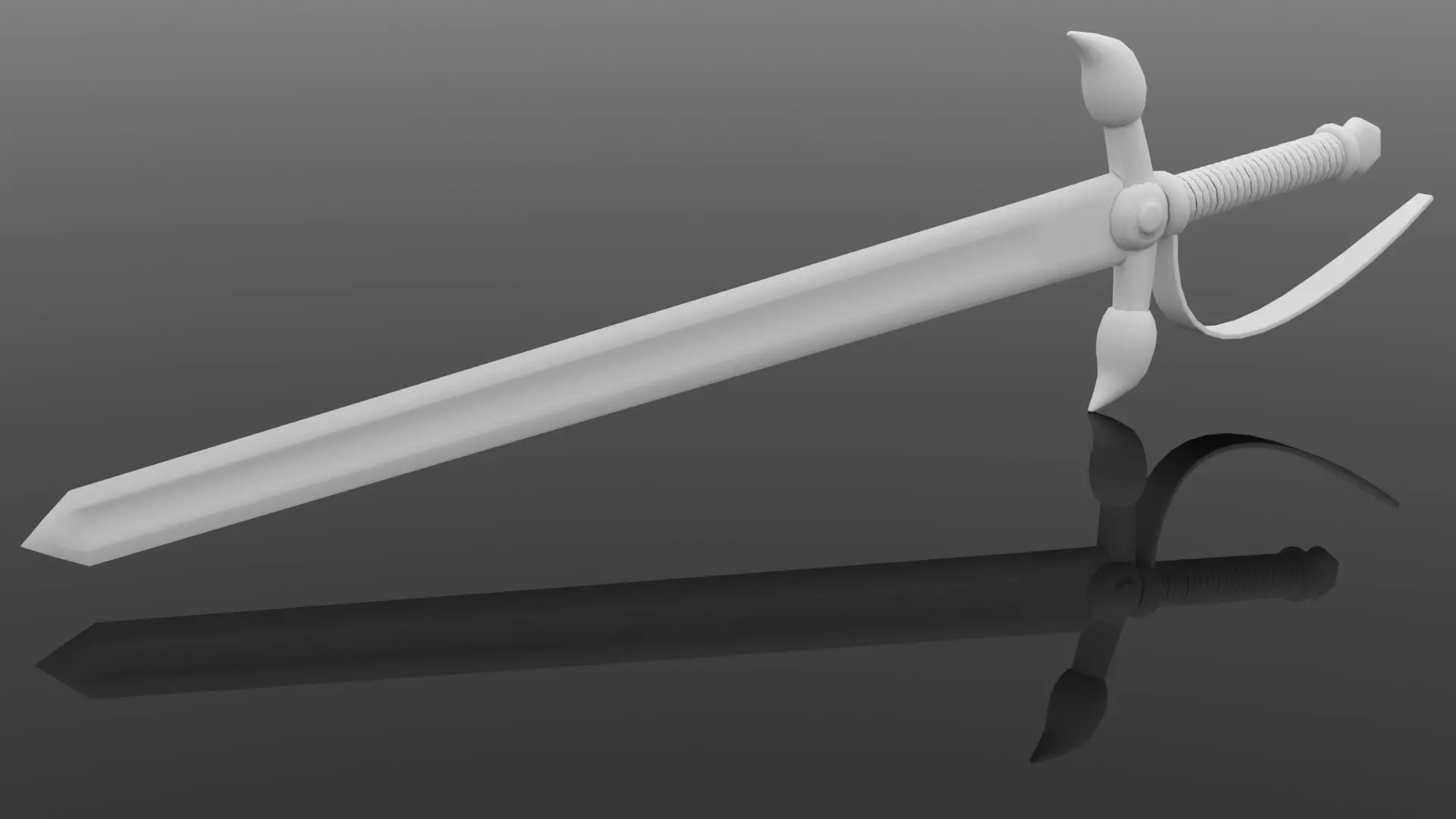 Sword Free low-poly 3D model_0