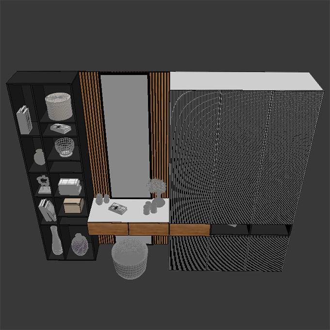 hall furniture 013 3D model_5
