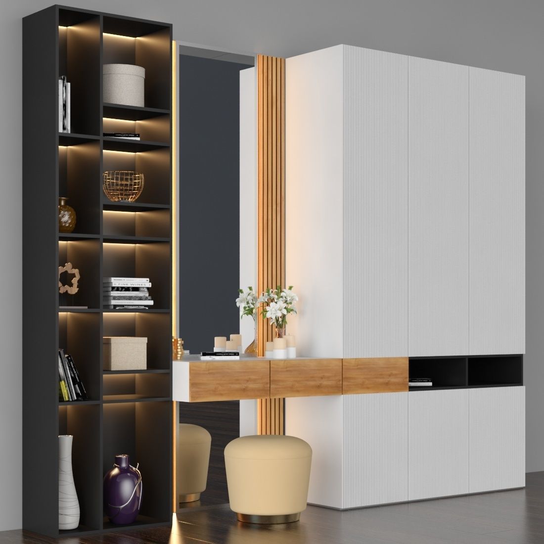 hall furniture 013 3D model_1