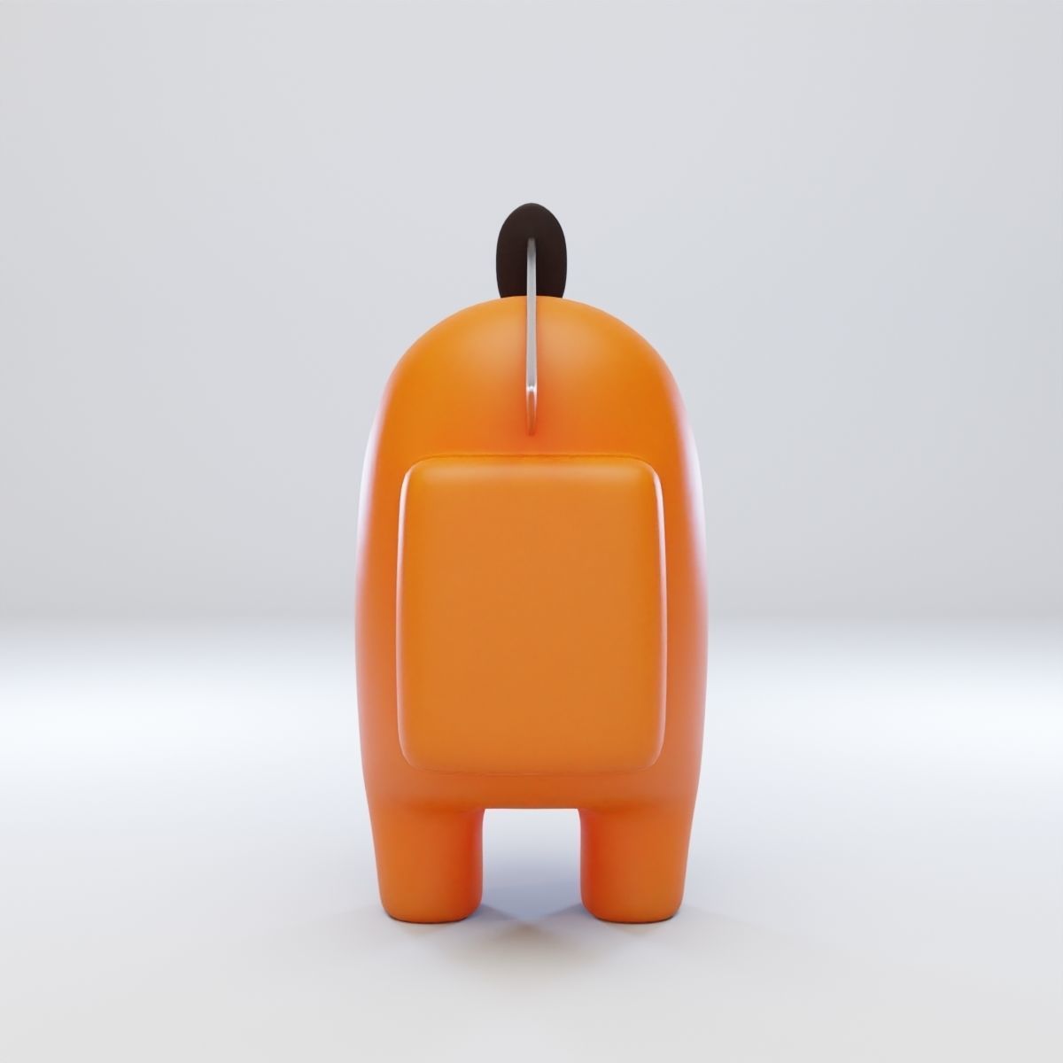 Among Us Knife Hat Character 3D model_5