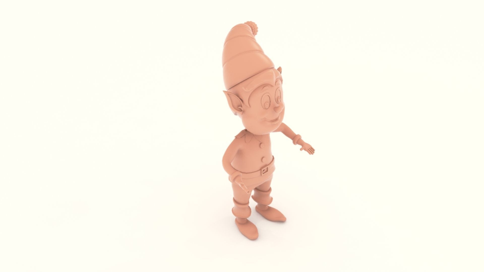 Santa Clauz Elf - 1 3D print model_6