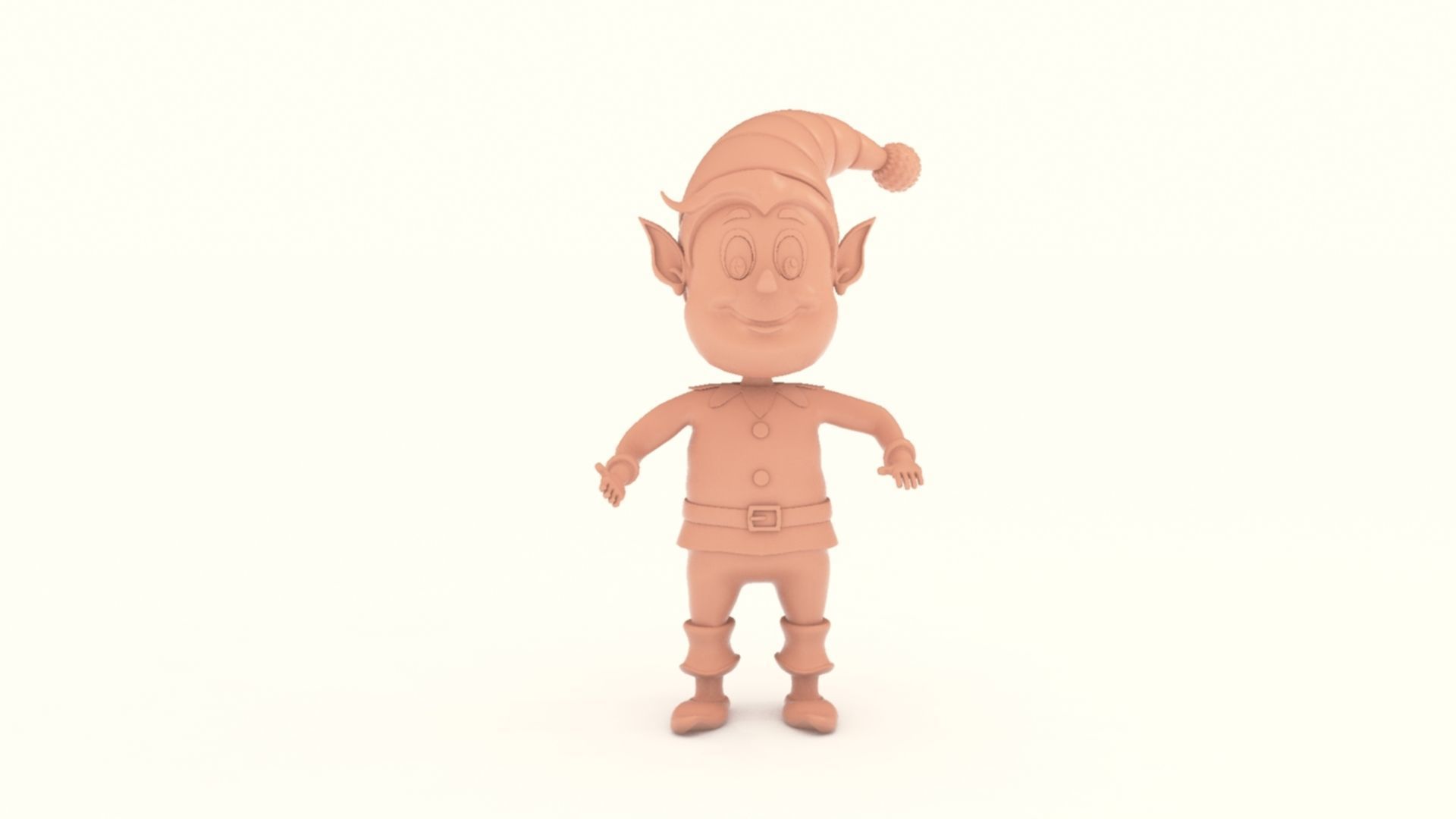 Santa Clauz Elf - 1 3D print model_7