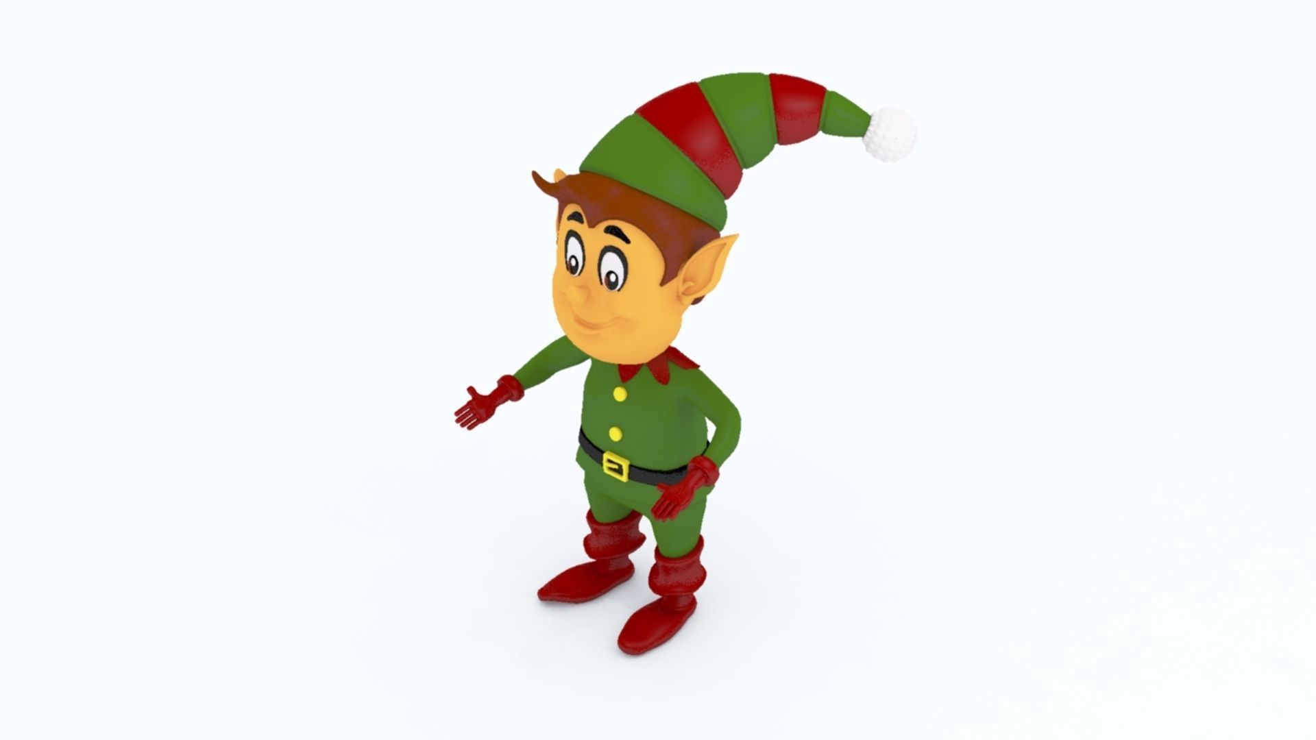 Santa Clauz Elf - 1 3D print model_3