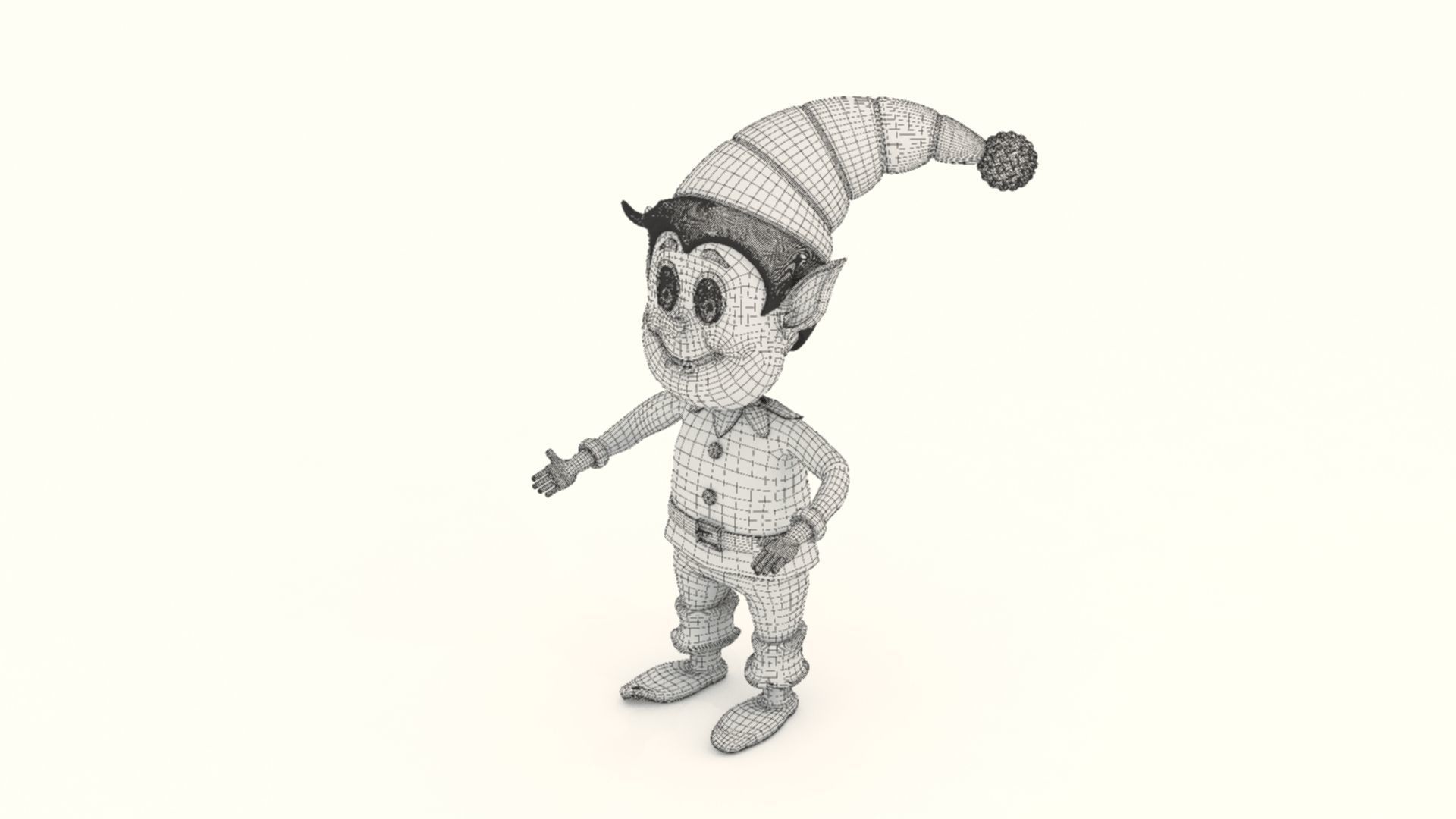 Santa Clauz Elf - 1 3D print model_11