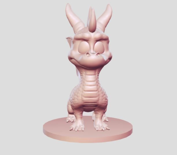 small dragon 3D print model_5