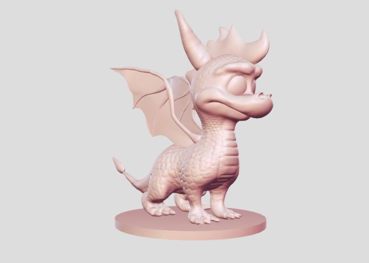 small dragon 3D print model_6