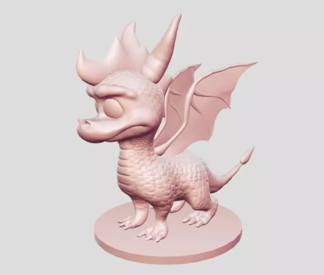 small dragon 3D print model_0