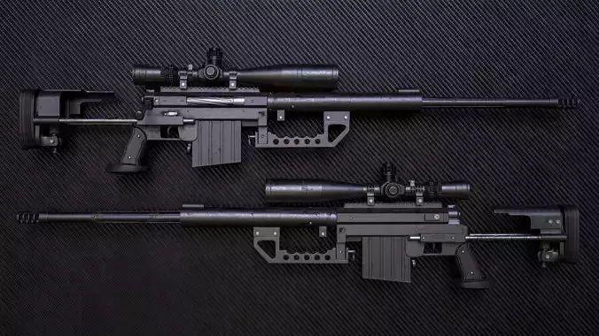 CheyTac M200 Intervention 3D model
