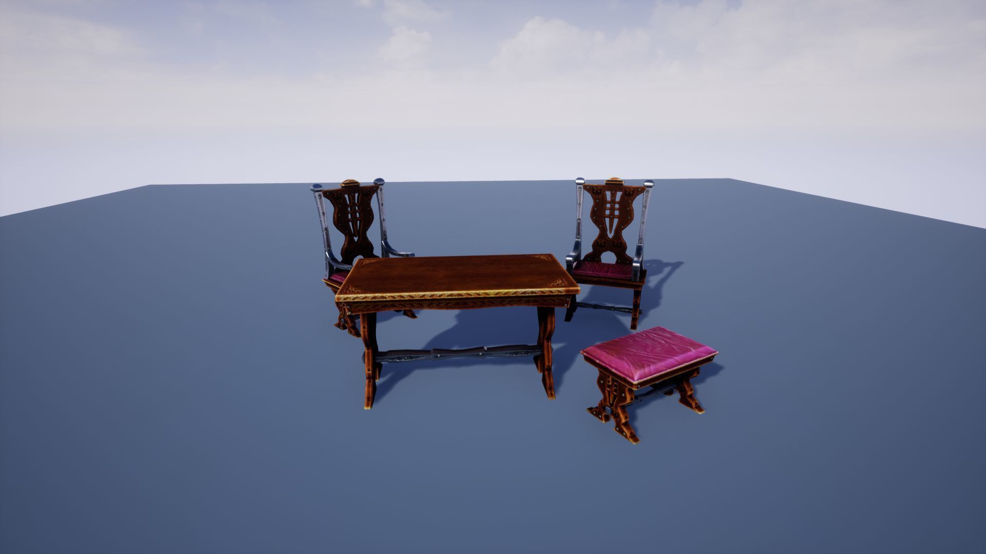 Medieval Props Unreal Engine  Low-poly 3D model_5