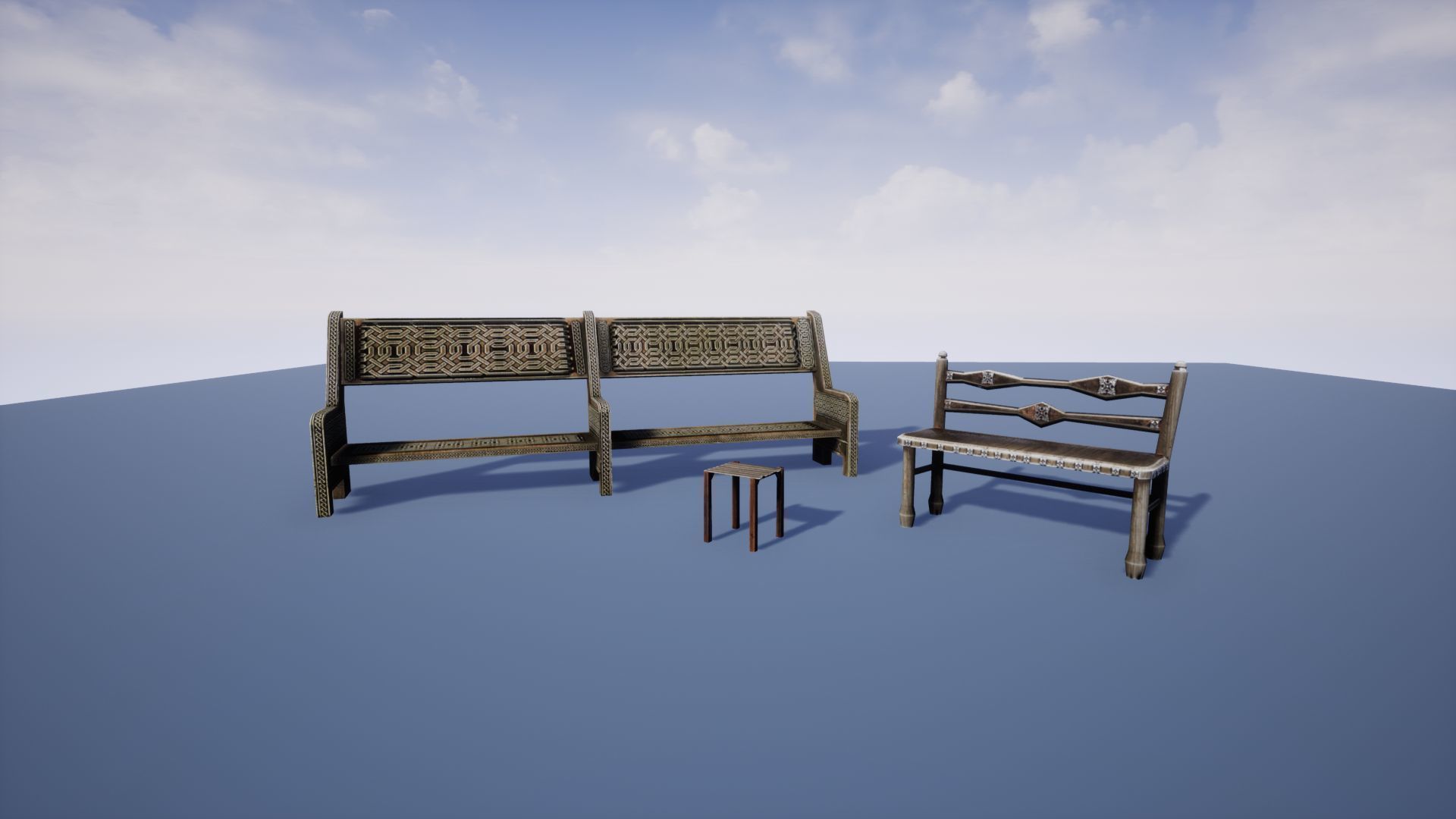 Medieval Props Unreal Engine  Low-poly 3D model_4