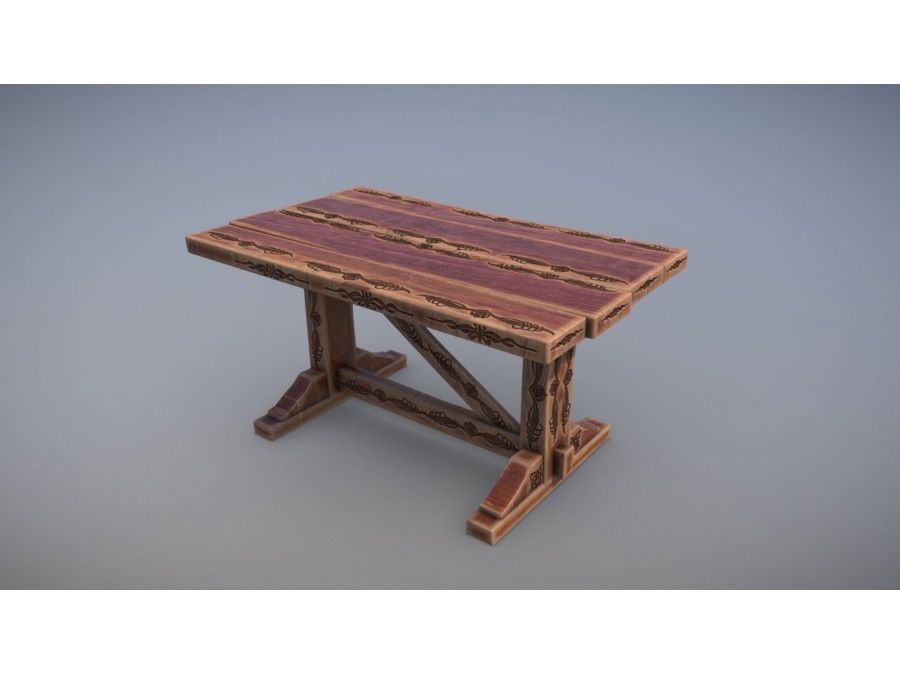 Medieval Props Unreal Engine  Low-poly 3D model_26