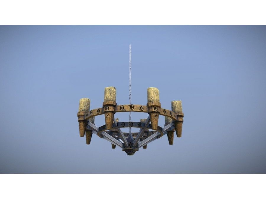 Medieval Props Unreal Engine  Low-poly 3D model_17