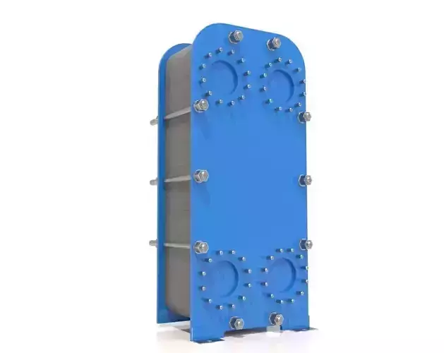 Heat exchanger 3D model