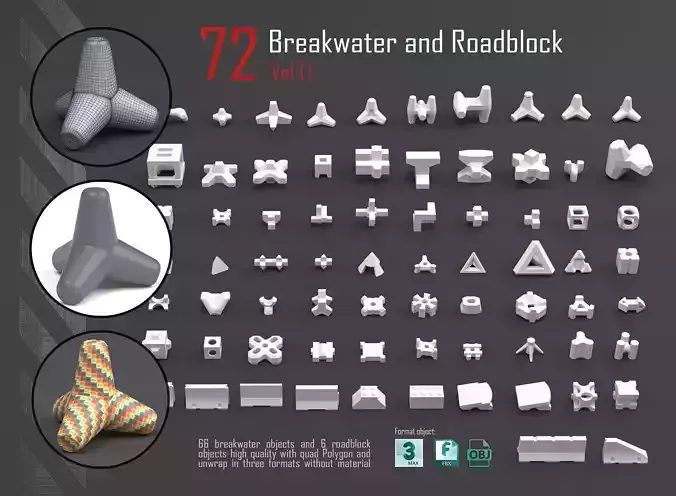 Breakwater and Roadblock  