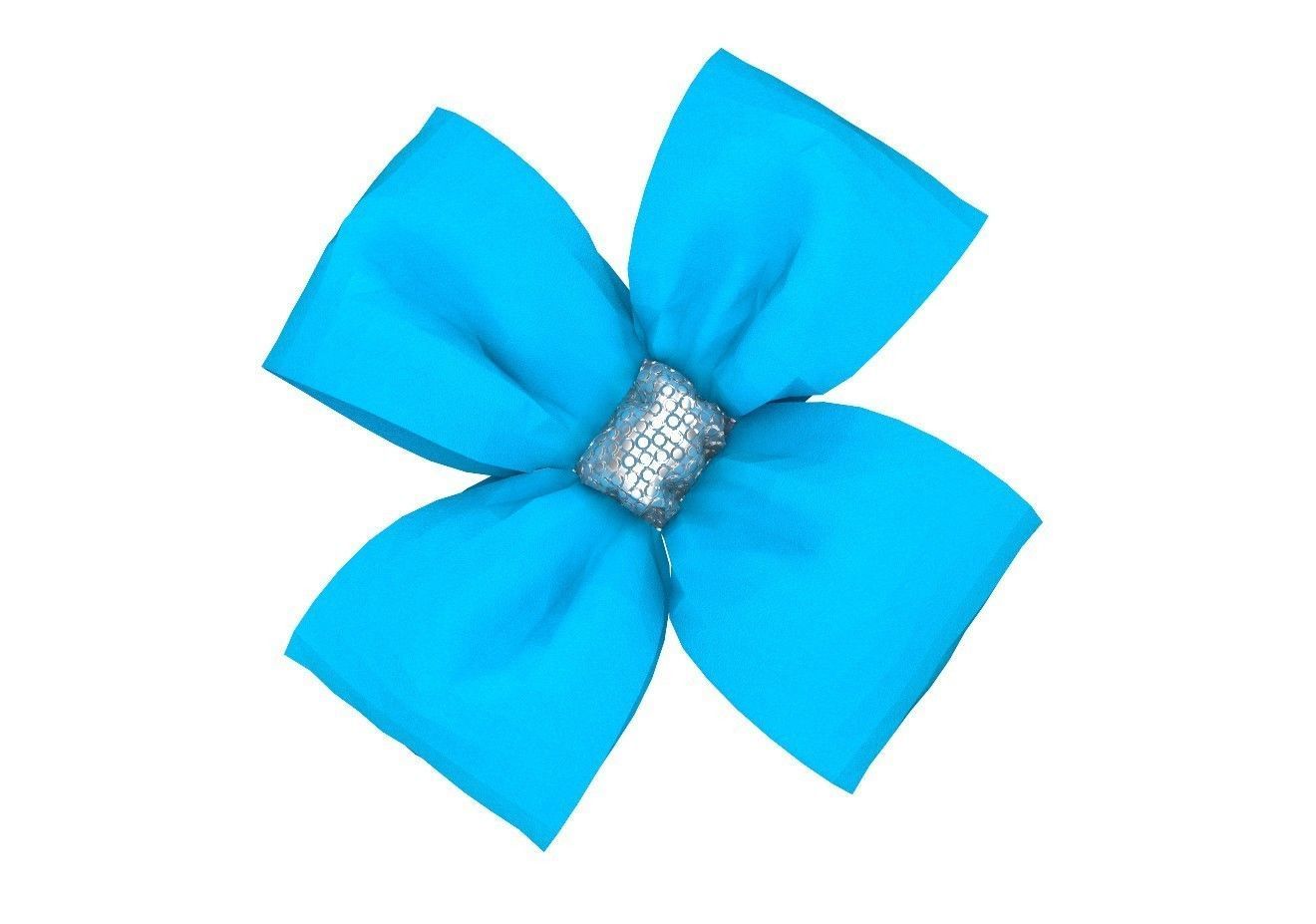 GIFT BOW 3 Low-poly 3D model_6