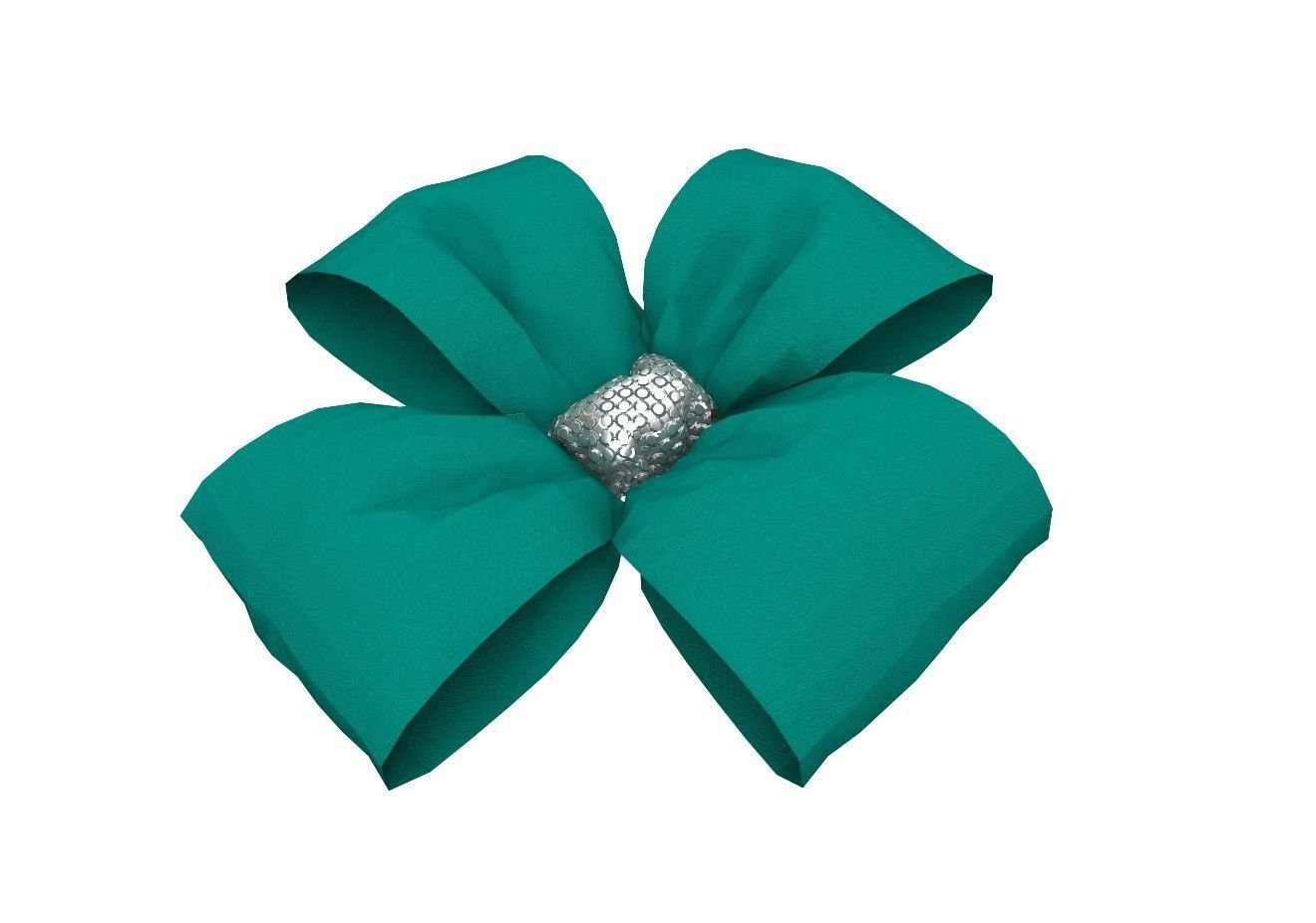 GIFT BOW 3 Low-poly 3D model_3