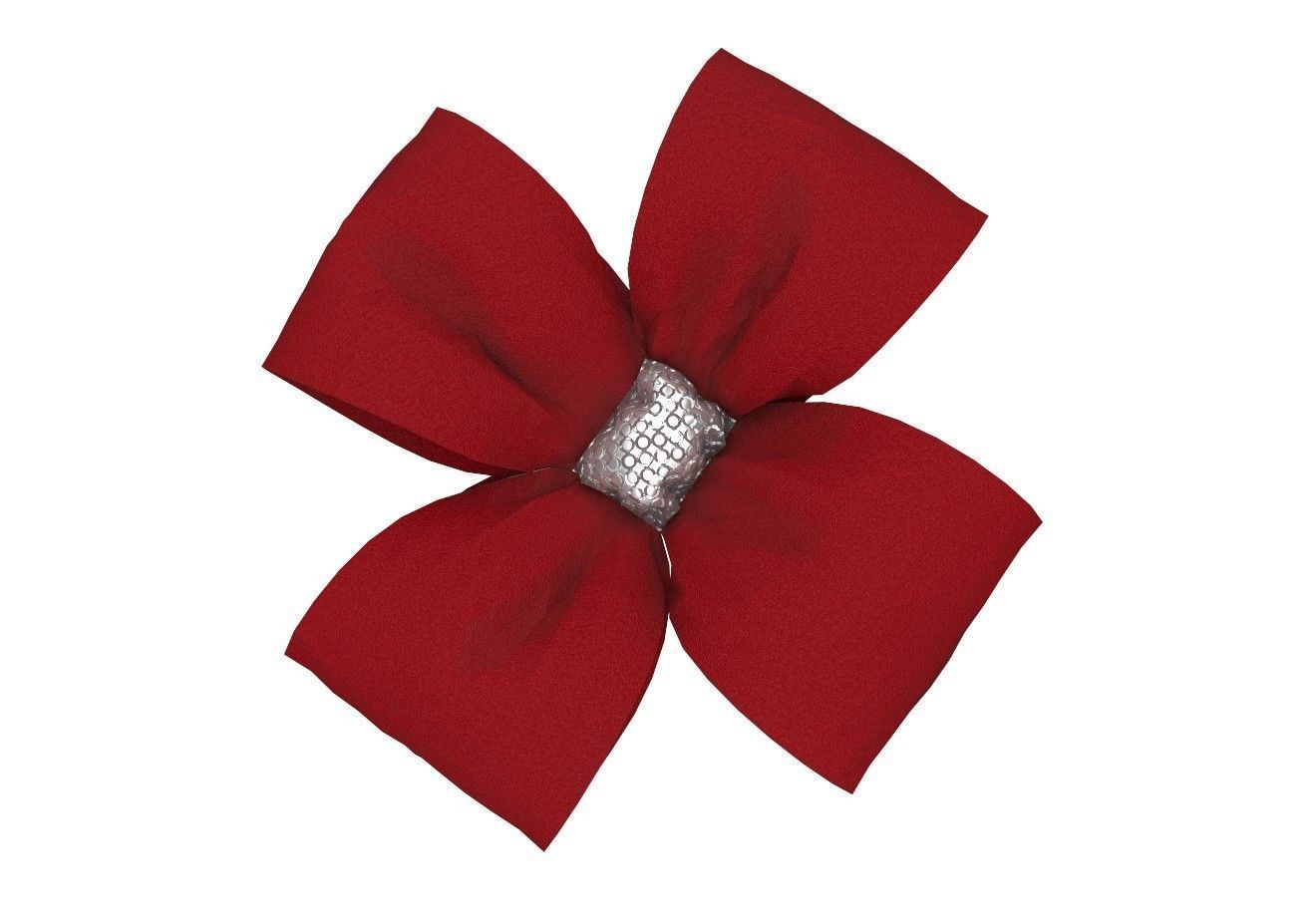 GIFT BOW 3 Low-poly 3D model_4