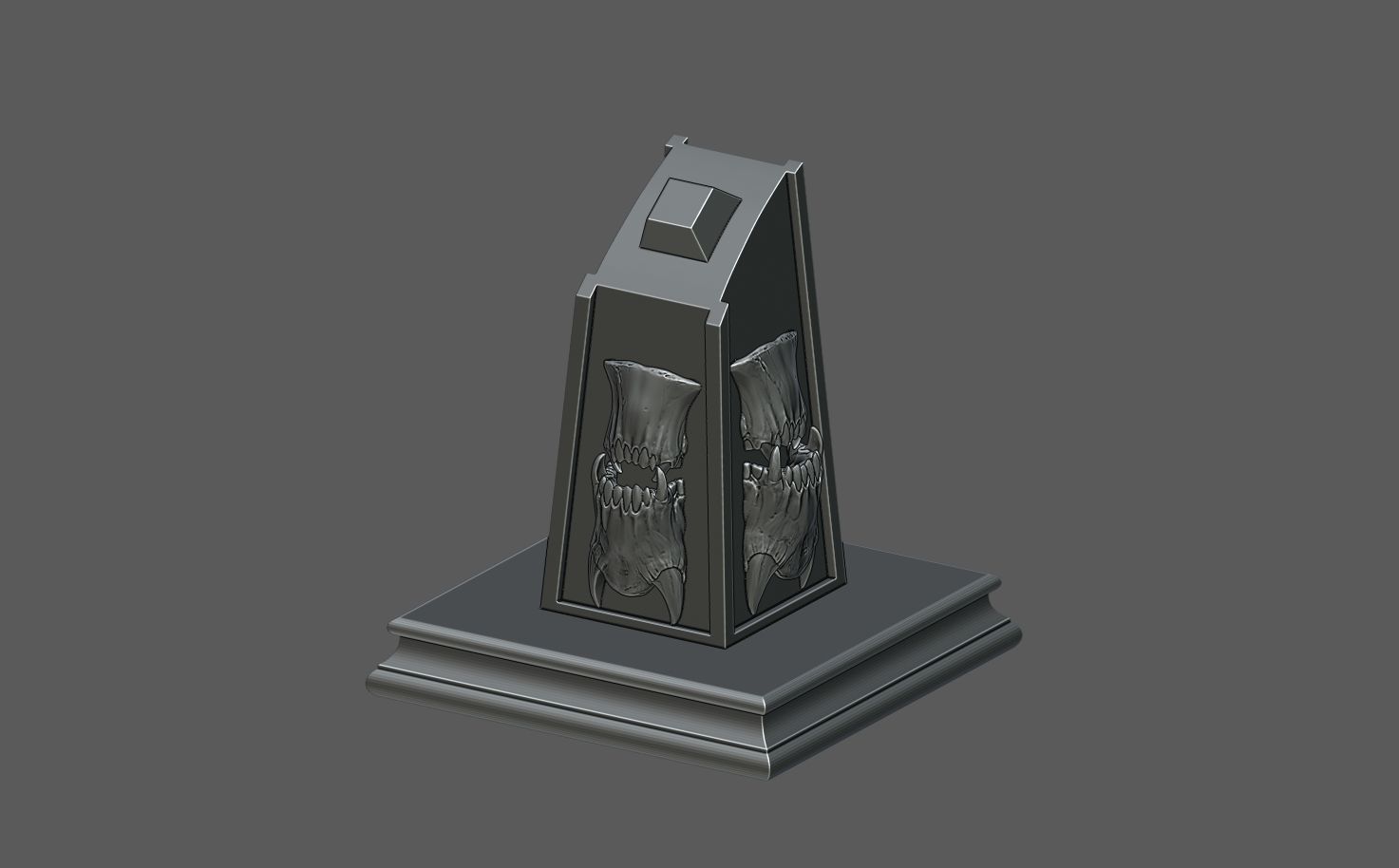 Skeletor Bust 3D print model_4