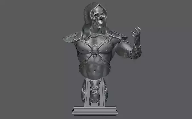 Skeletor Bust 3D print model