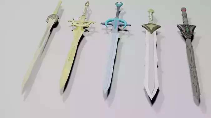 Simple fantasy swords